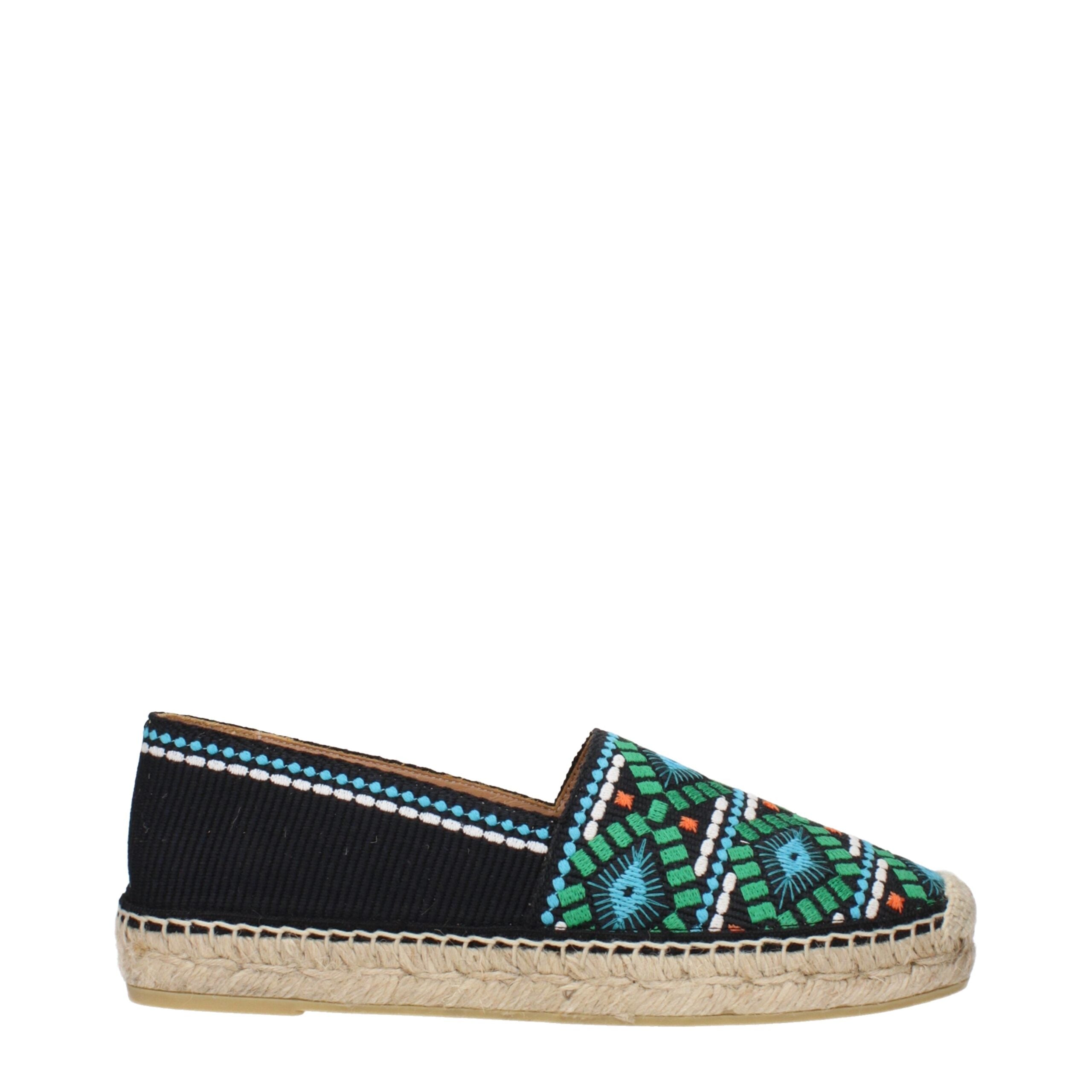 Prada Black Fabric Espadrille